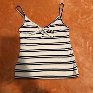 Stripped cropped tank